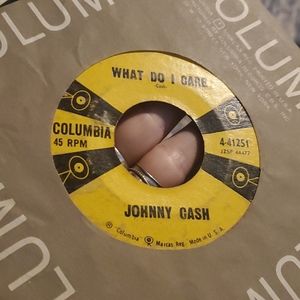 Johnny Cash What do I care vinyl record 45 lp